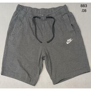 Nike (Small) Men's Gray Fleece Training Shorts